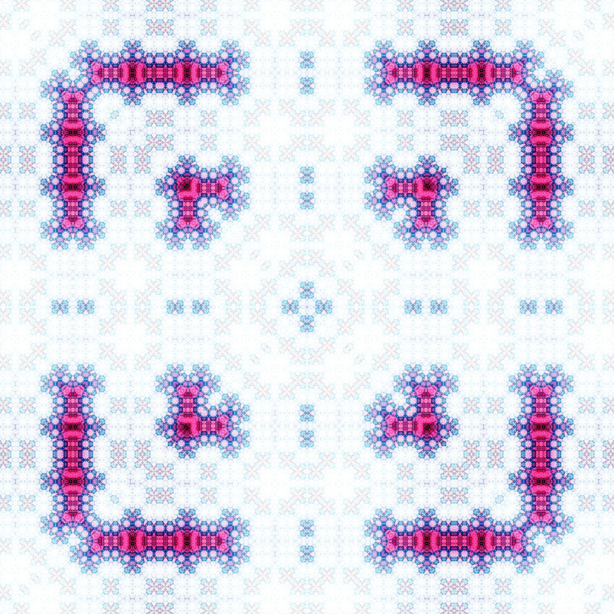 Modern geometrik nakış örneği